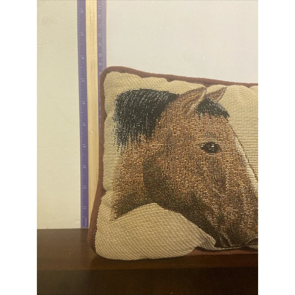 Vintage Manual Woodworkers Life Without Horses I Don't Think So Woven Pillow